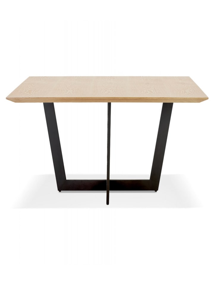 KADIMA DESIGN Quadratischer Esstisch ANITA 140x140 cm | Modern Design Tisch in Beige günstig kaufen onesize