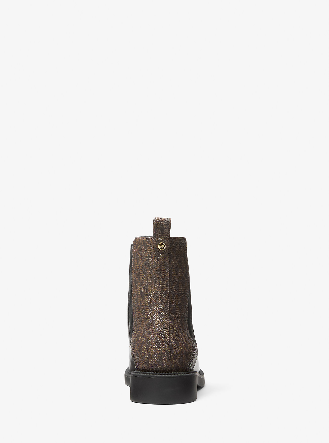 Hazel Smooth Chelsea-støvletter med signaturlogo - SVART/BRUN