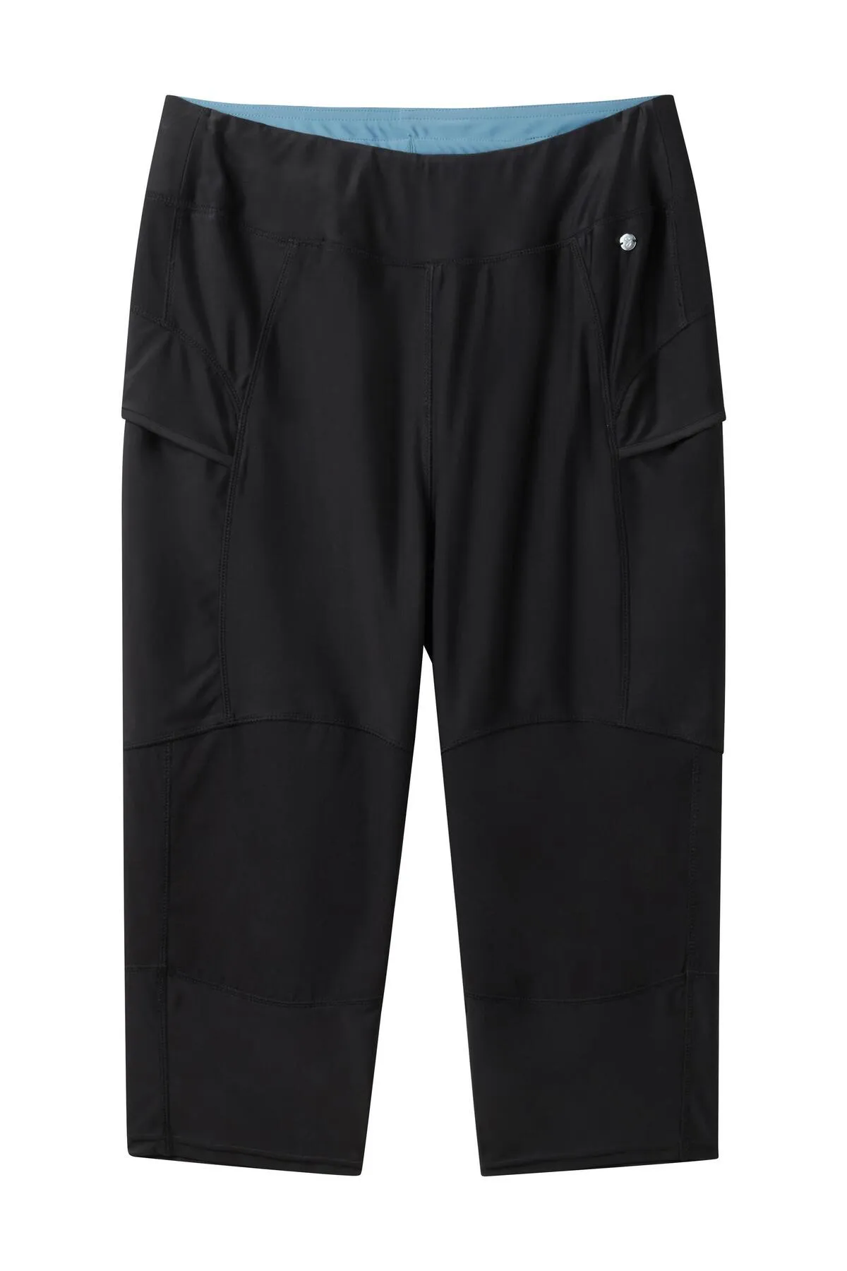 Sheego  Sport-Leggings - Schwarz - Mittlerer Bund