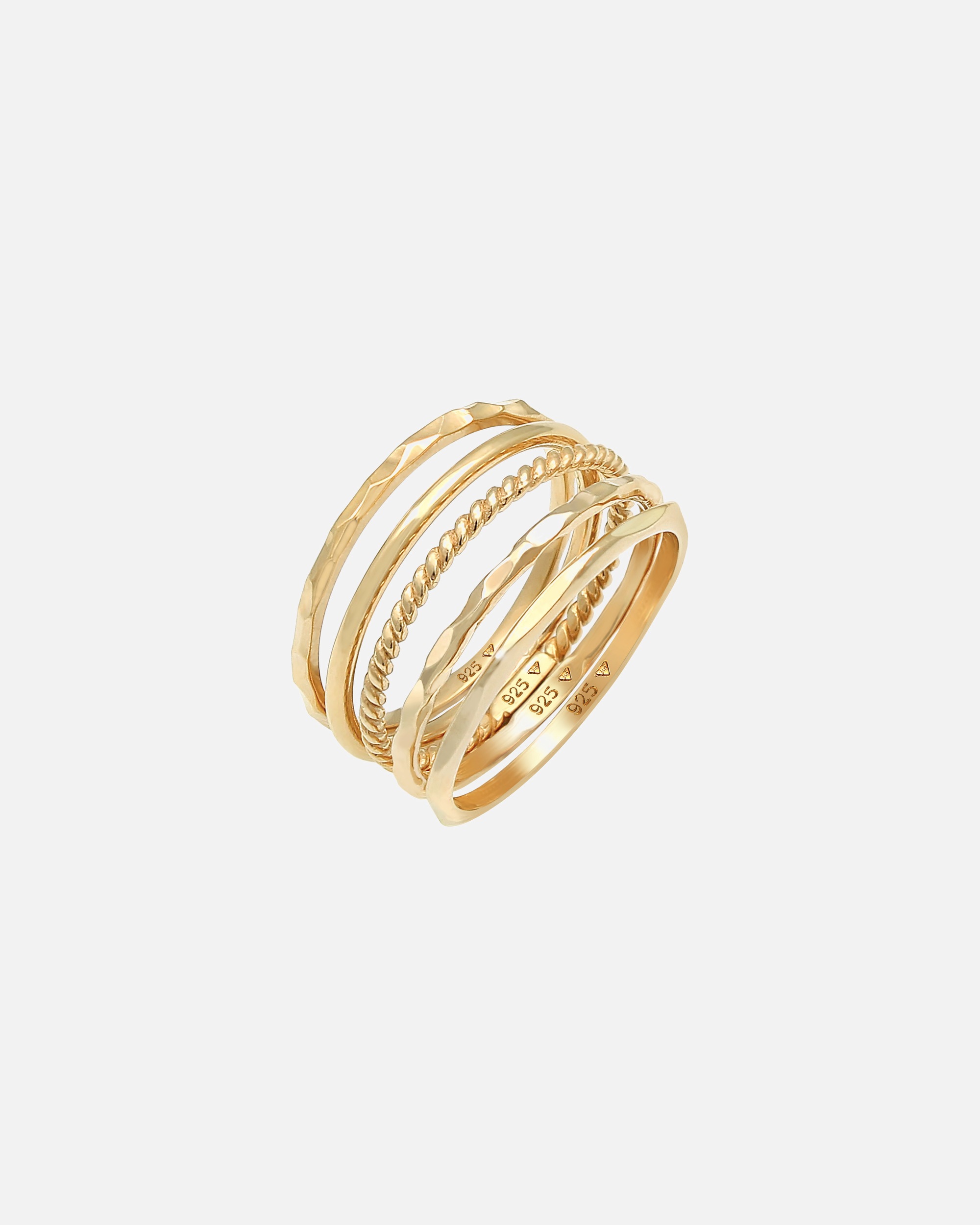 Bracelet Elli pour femme, style minimaliste, look tendance blogueuse, en argent sterling 925