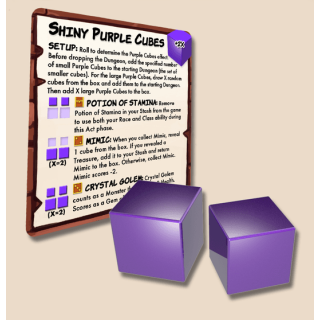 Dungeon Drop - Shiny Purple Cubes (EN)