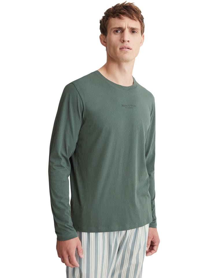 Marc O'Polo Pyjama-Oberteil in Khaki günstig kaufen