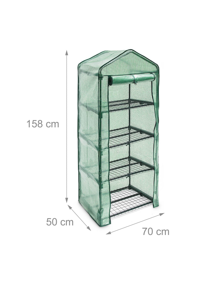 relaxdays Foliengewächshaus in Grün - (B)70 x (H)158 x (T)50 cm günstig kaufen onesize