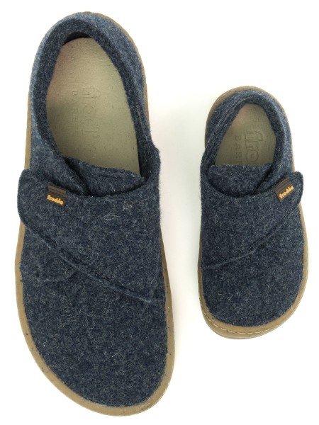 Froddo ~ Wooly LowCut Hausschuh ~ Dark Blue