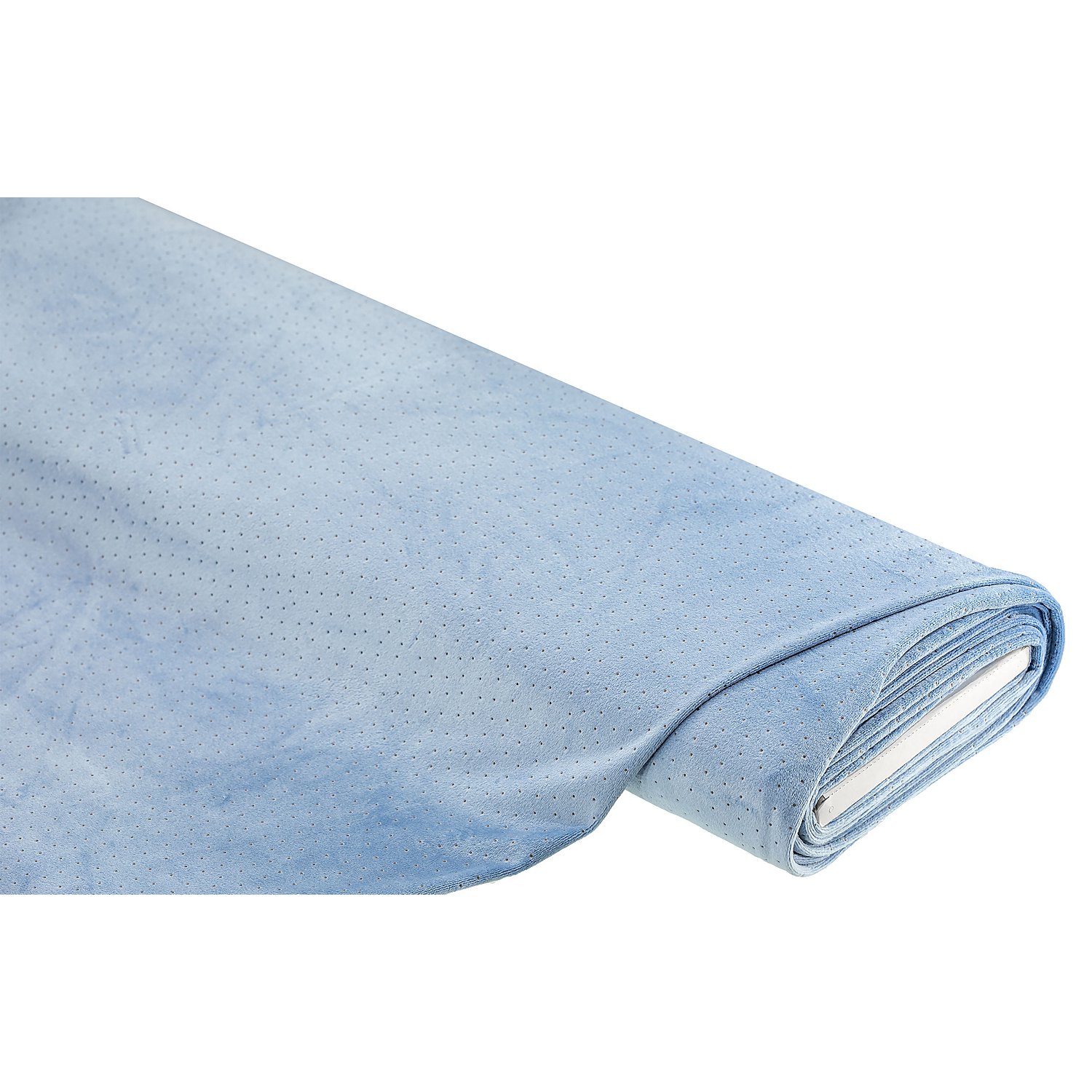 Kuschelfleece geprägt, eisblau
