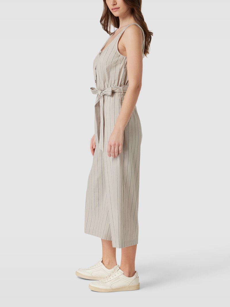 Jumpsuit mit Streifenmuster in sand