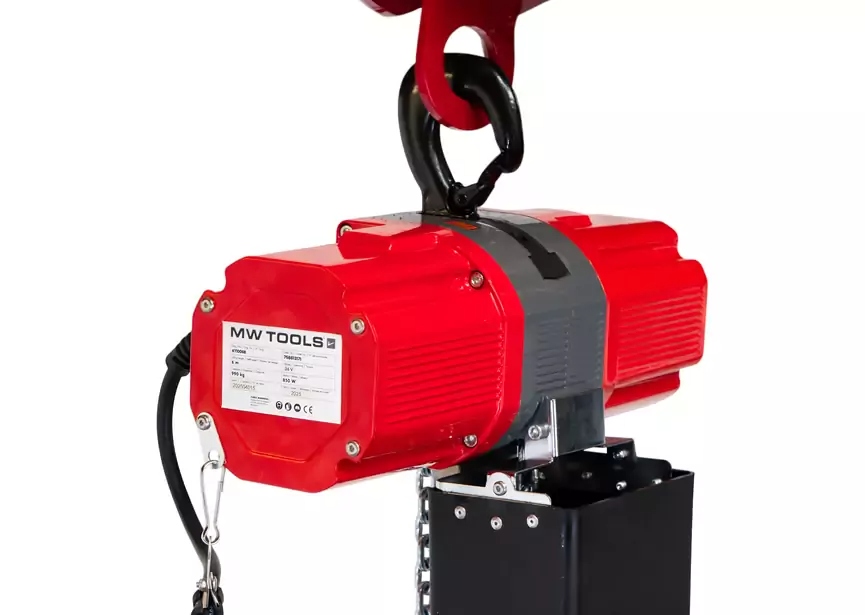 Metal Works 758613171 KT1003B Batterij kettingtakel 990 kg, hefhoogte 3 m + 4 Ah accu bekabelde bediening MW Tools