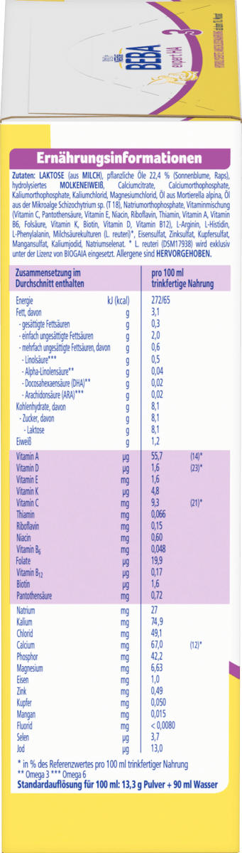 Folgemilch Expert HA3 ab dem 10. Monat, 550 g