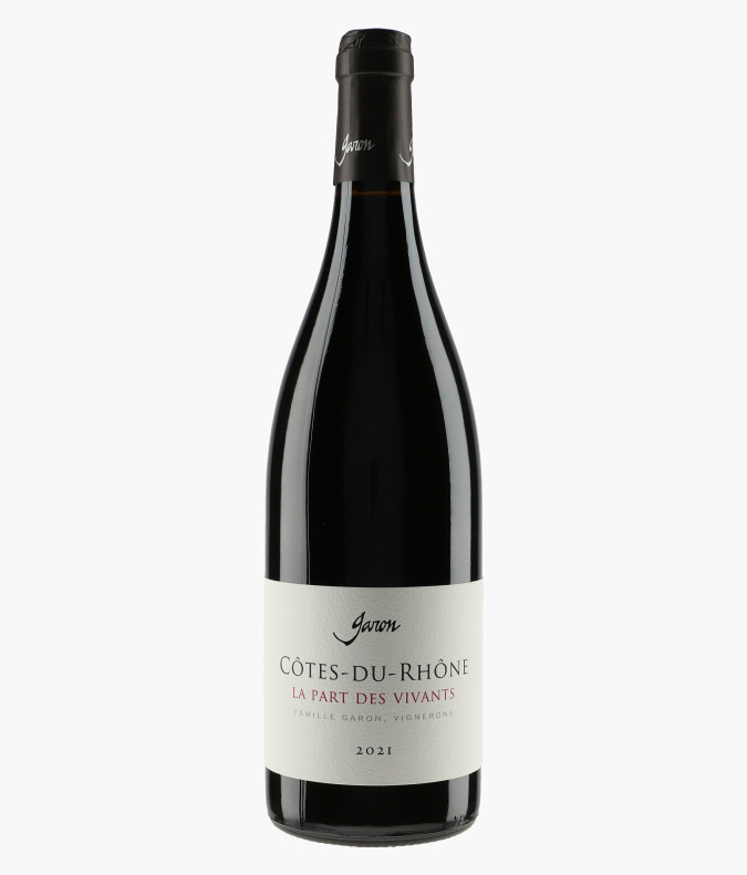 Côtes du Rhône La Part des Vivants 2021GARON