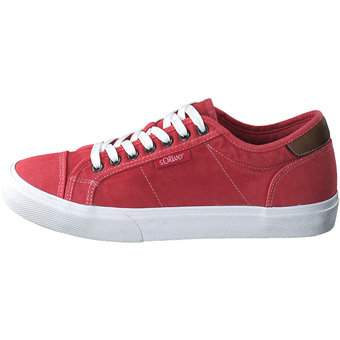 s.Oliver Leinen Sneaker in rot
