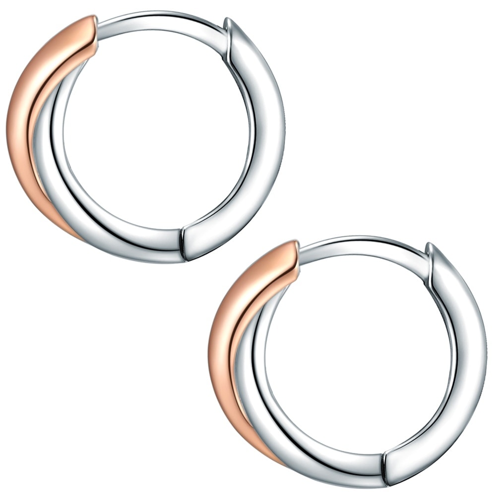 Rafaela Donata Créoles en argent Argent sterling en Argent Boucles d'oreilles