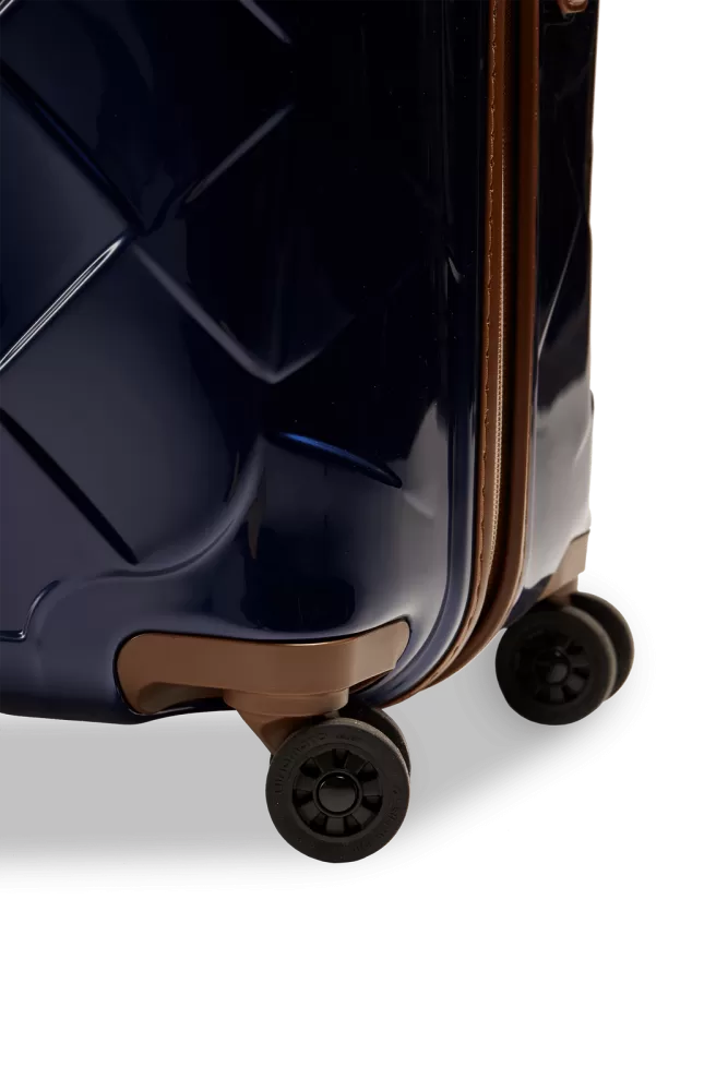 Stratic Leather&More - Hartschalen-Koffer M (bis 66cm) - Blue