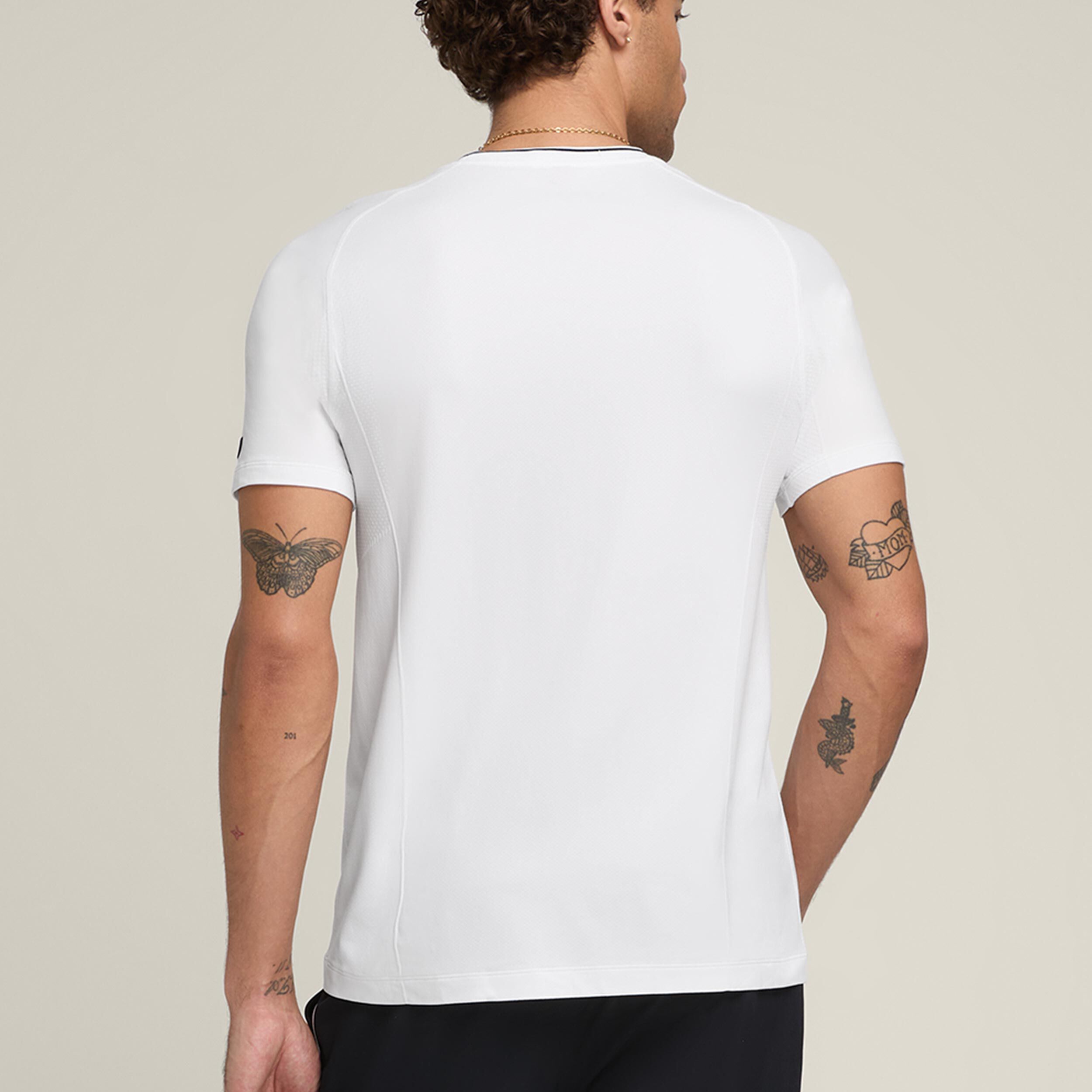 Team Players Seamless Crew T-Shirt Herren - Weiß