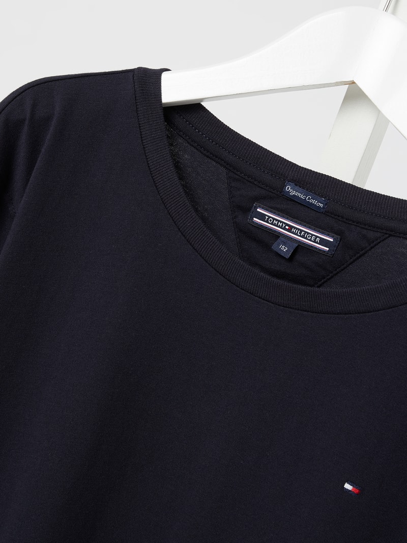 Longsleeve aus Organic Cotton in marineblau
