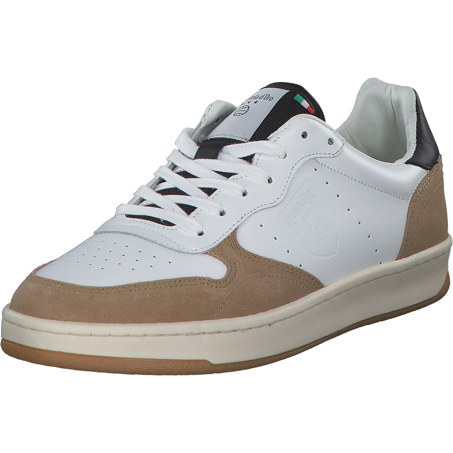 Pantofola d´Oro Vieste Uomo Low 10231065, Klassische- & Business Schuhe, Herren, BRIGHT WHITE/BLACK