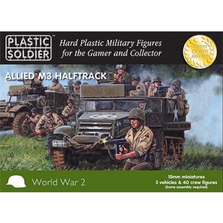 15mm WW2 Allied (American|British) M3 Halftrack (5)