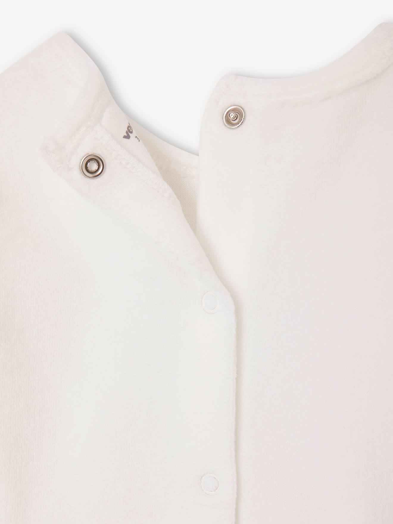 Lot de 3 dors-bien bébé en velours BASICS vert de gris