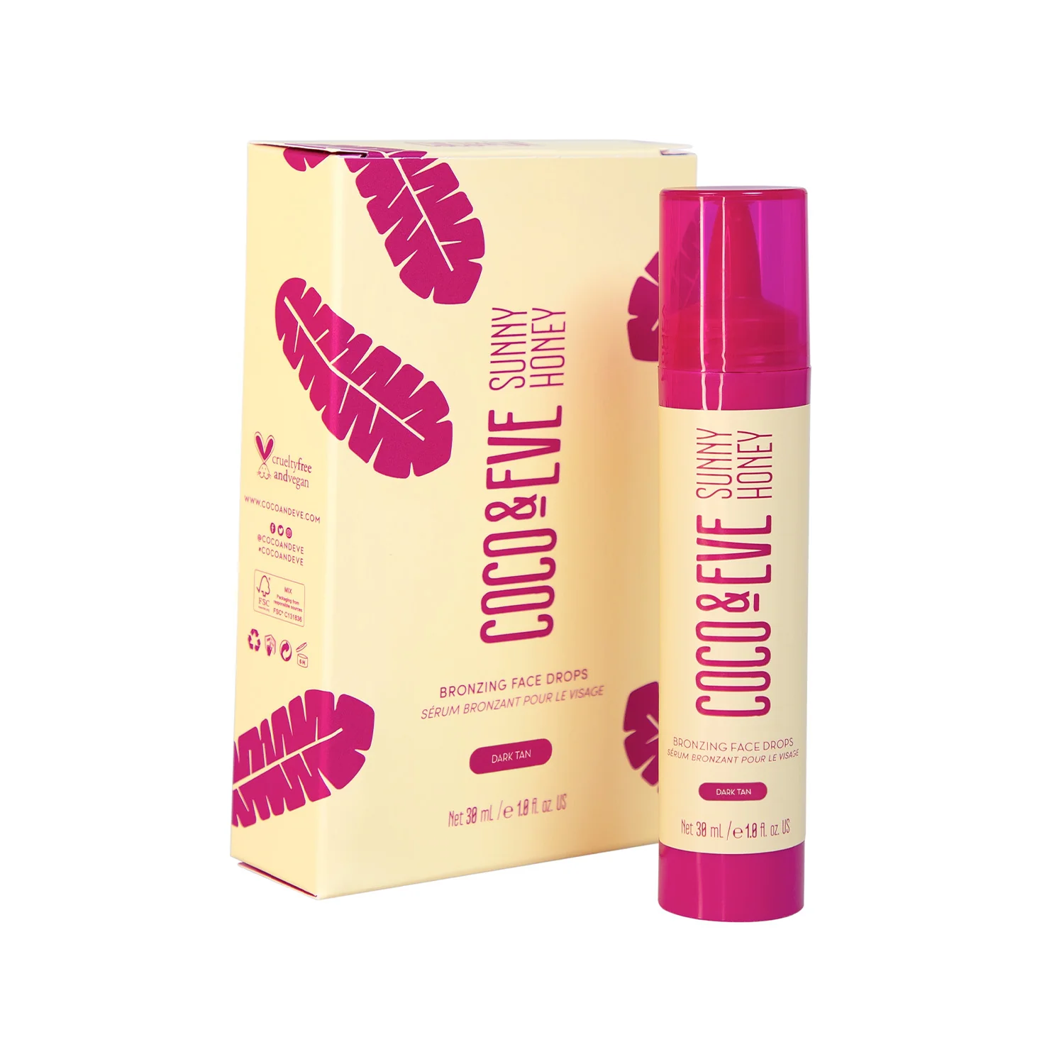 Sunny Honey Bronzing Face Drops - Krema za samotamnjenje lica