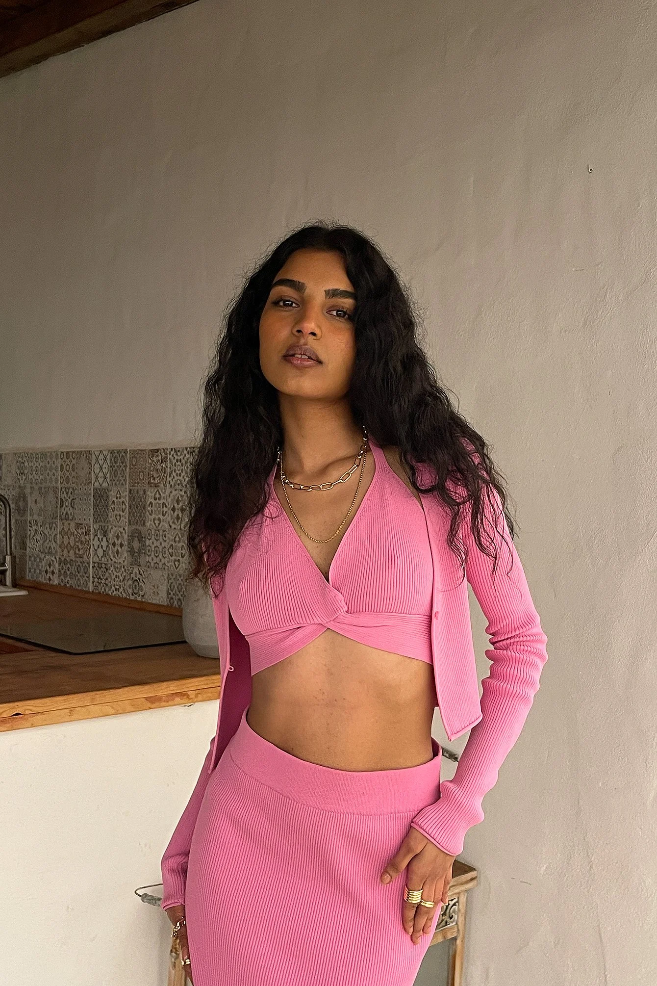 Feingestrickte Bralette