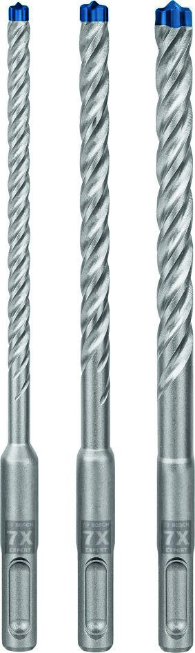 Set ciocan rotopercutor Bosch Blue Accessories 2608900196 Expert SDS plus-7X 6/8/10 mm, 3 piese