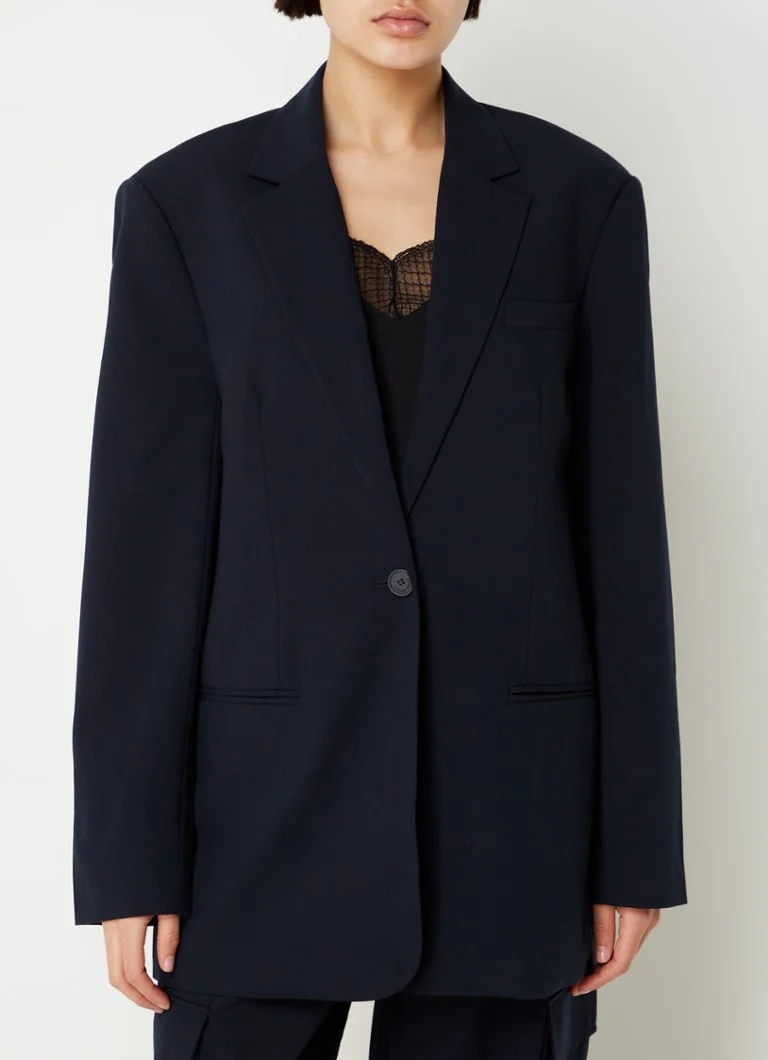 Claudie Pierlot Verso oversized blazer in wool blend