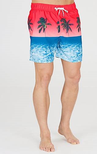 CRUZ Badeshorts Farell mit stylischem Print