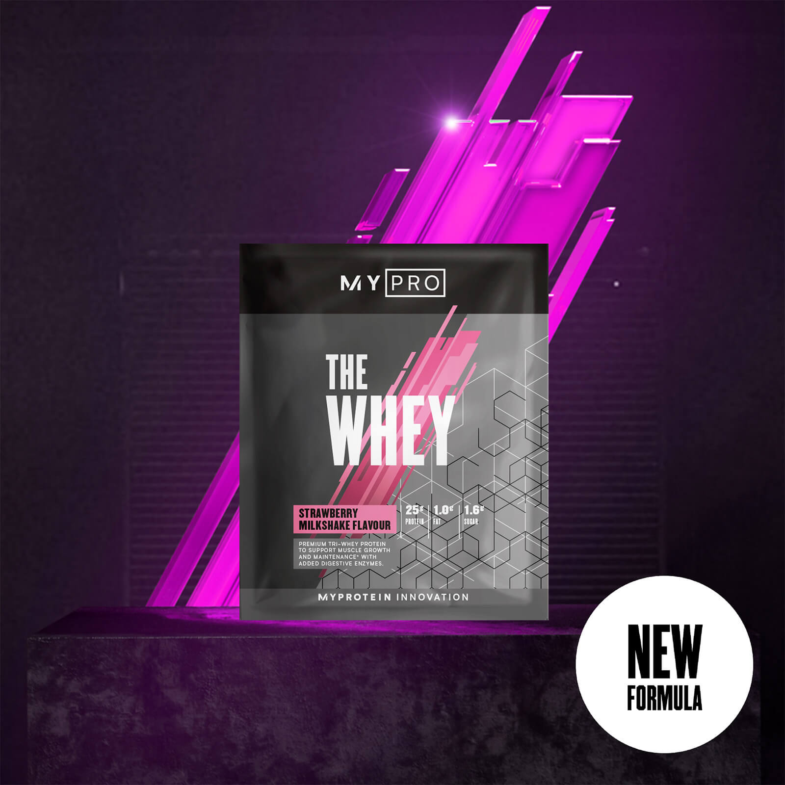 THE Whey V2 , Strawberry Milkshake, 31.2g