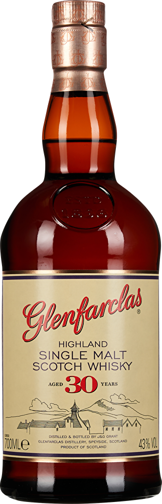 Glenfarclas Scotch Whisky Single Malt 30 YO 0,7 Liter in Holzkiste