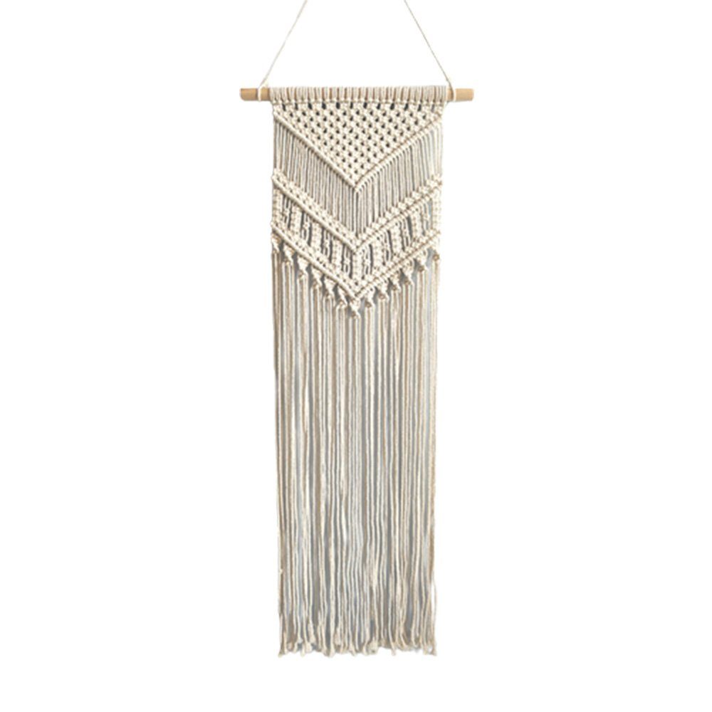 Wandteppich Tapisserie Wandbehang Makramee Woven Gewebte für Haus Home 40x105cm, FELIXLEO
