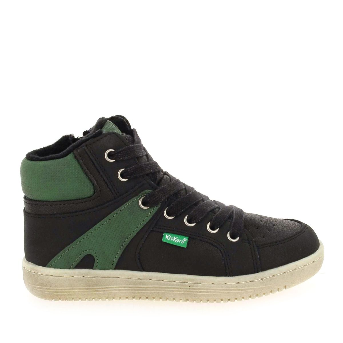 Kickers  LOWELL H20 - Noir Vert