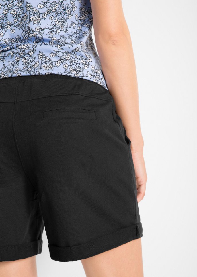 Sweat-Shorts mit Rippbund