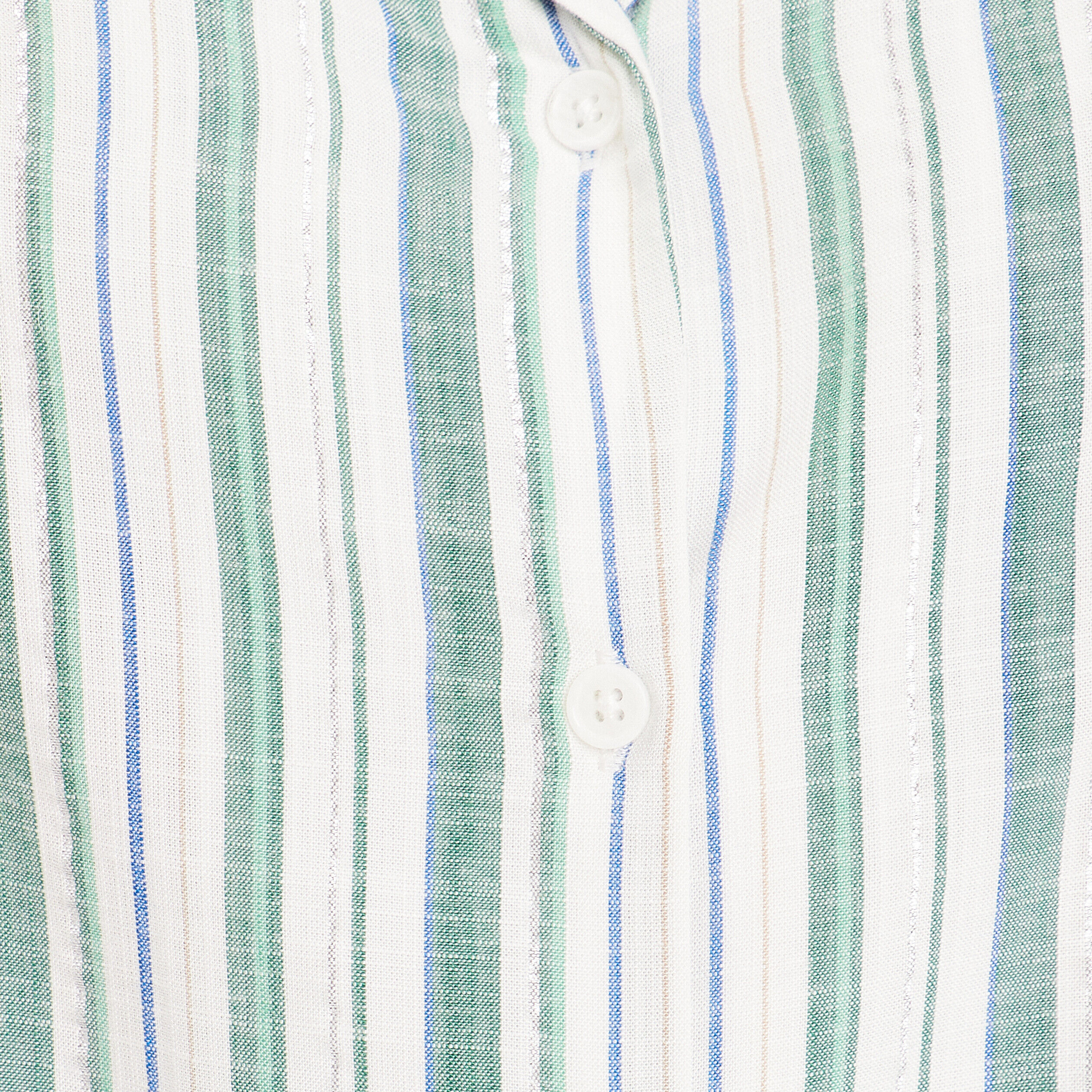 Chemise manches courtes vert femme | Cache Cache