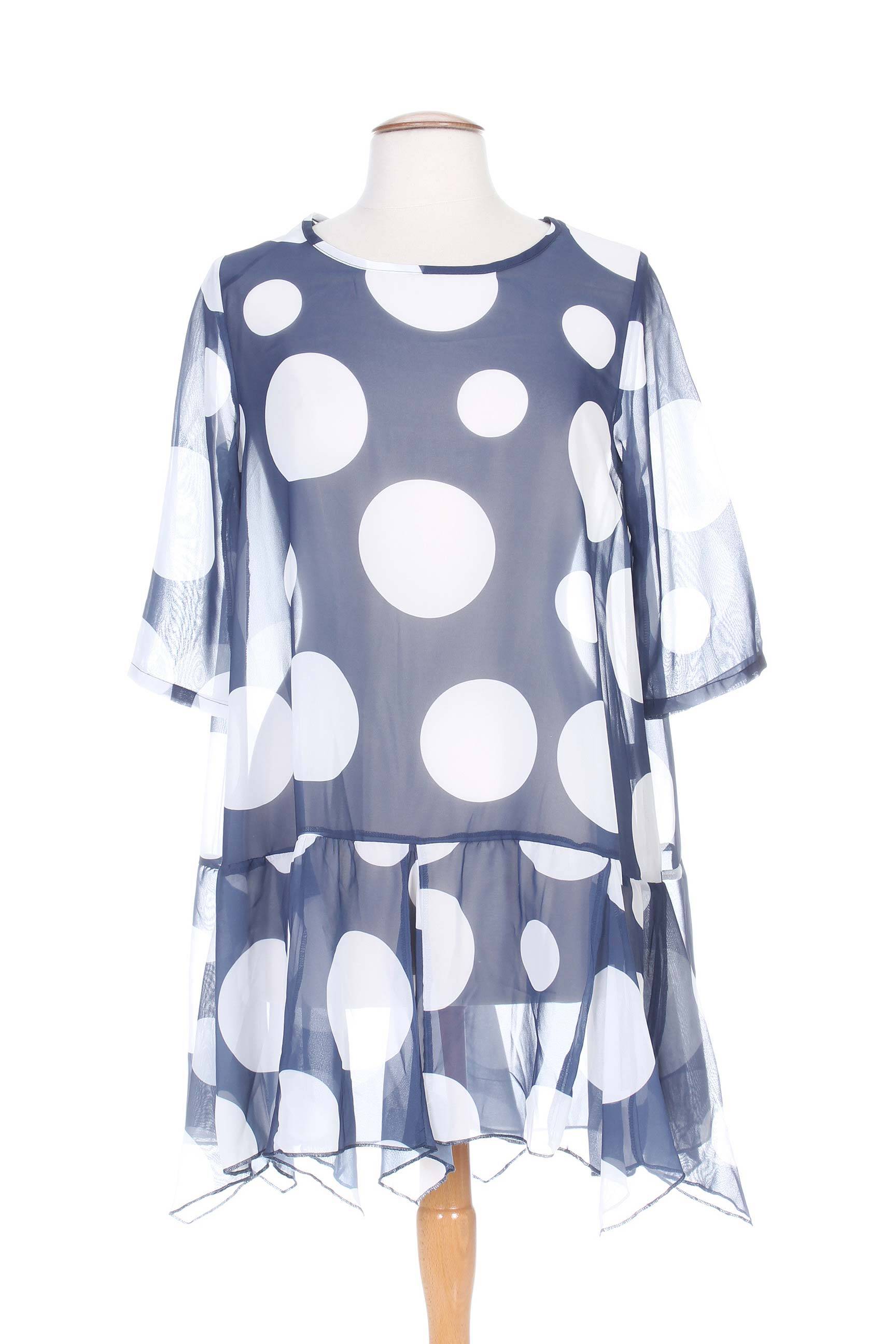 G Oze Tuniquemanchecourte Femme couleur bleu