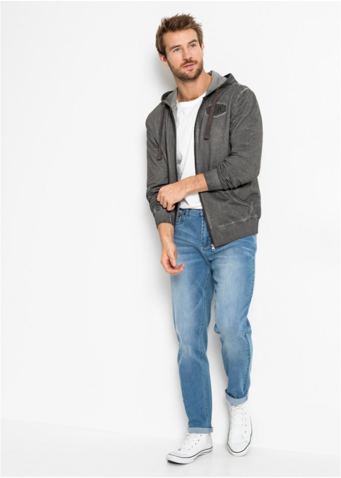 Regular Fit Stretch-Jeans, Tapered