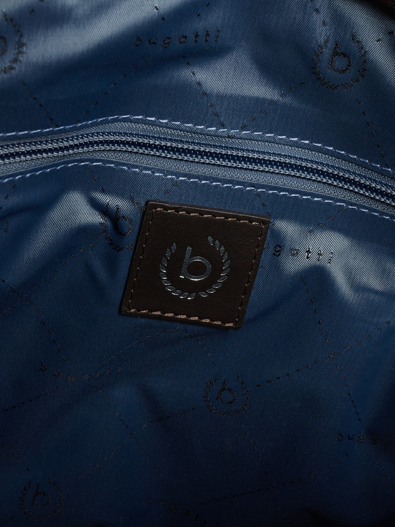 Laptoptasche aus Leder in dunkelbraun