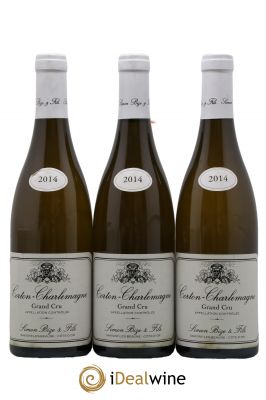 Corton-Charlemagne Grand Cru Simon Bize & Fils  2014 - Lot de 3 Bouteilles