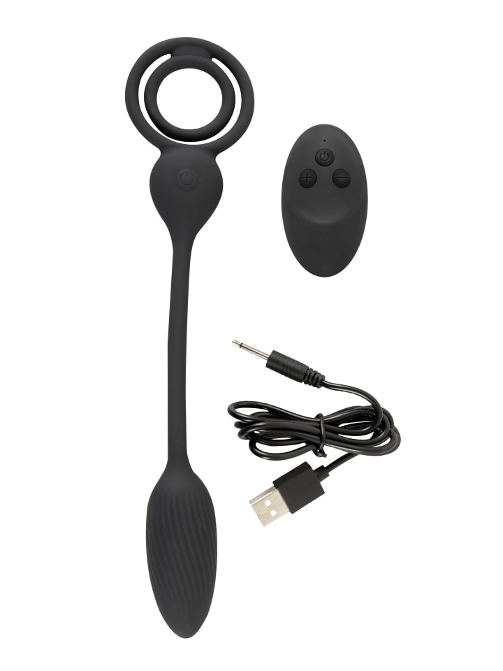 Rebel Vibro-Analplug Rings with a RC B-Plug in schwarz günstig kaufen 24,5