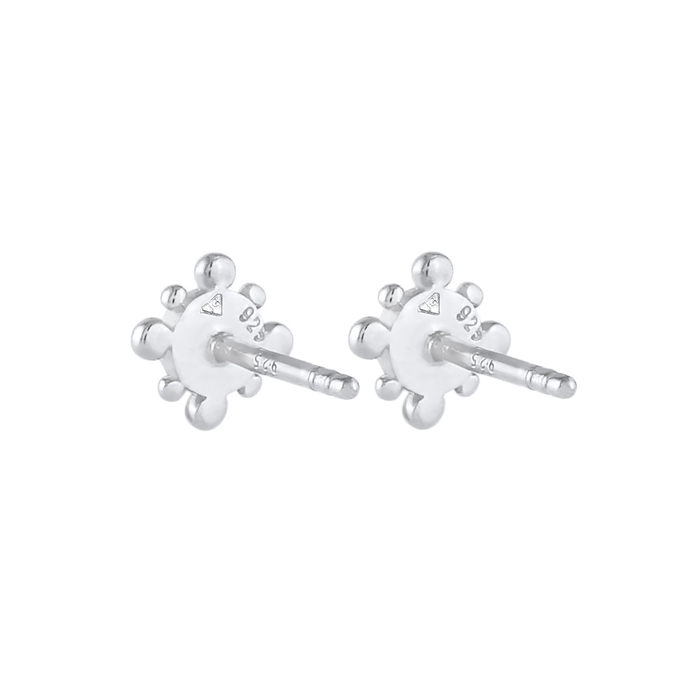 Elli Elli Boucles d'Oreilles Look Vintage pour dames avec pierre de quartz Tourmaline  Boucles d'oreilles