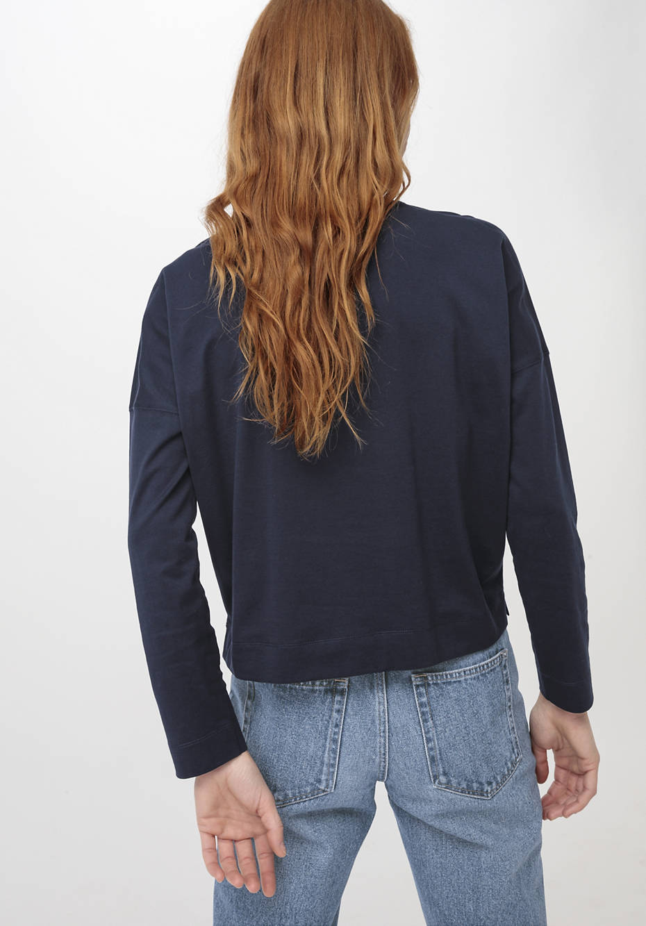 Langarm-Shirt aus reiner Bio-Baumwolle