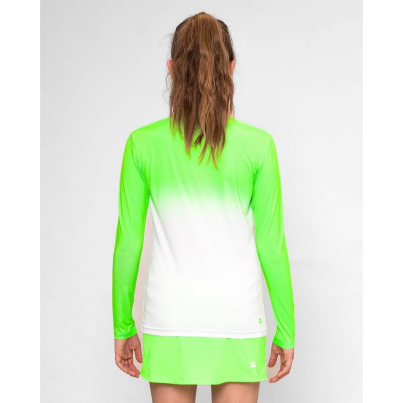 BIDI BADU Crew Gradiant Junior Longsleeve Tennisshirt Mädchen