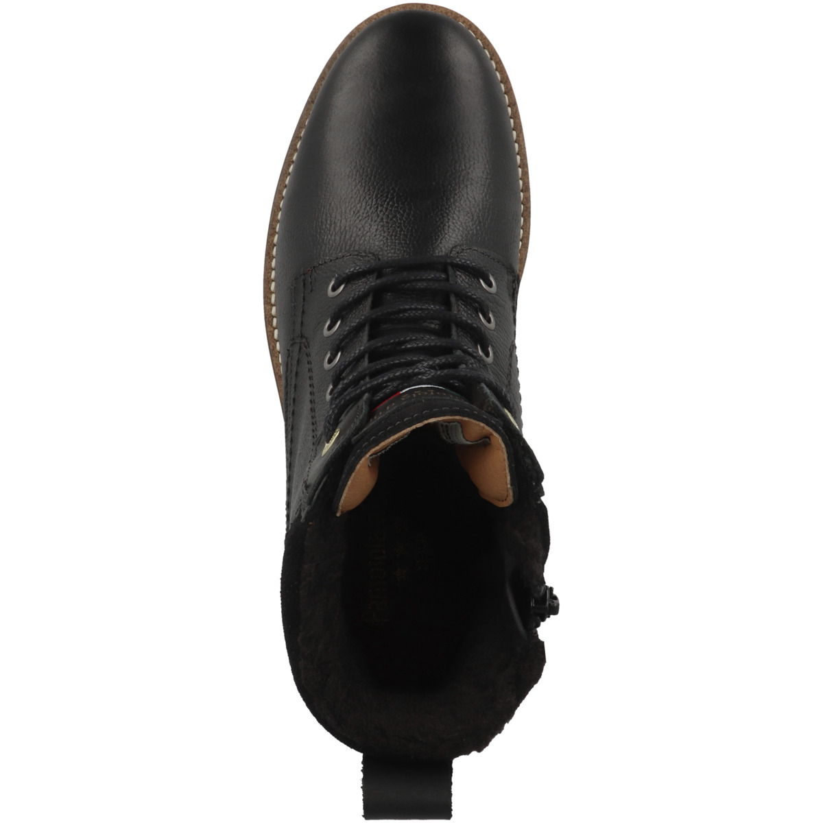 Pantofola d'Oro Pontida Fur Uomo High Schnürboots schwarz