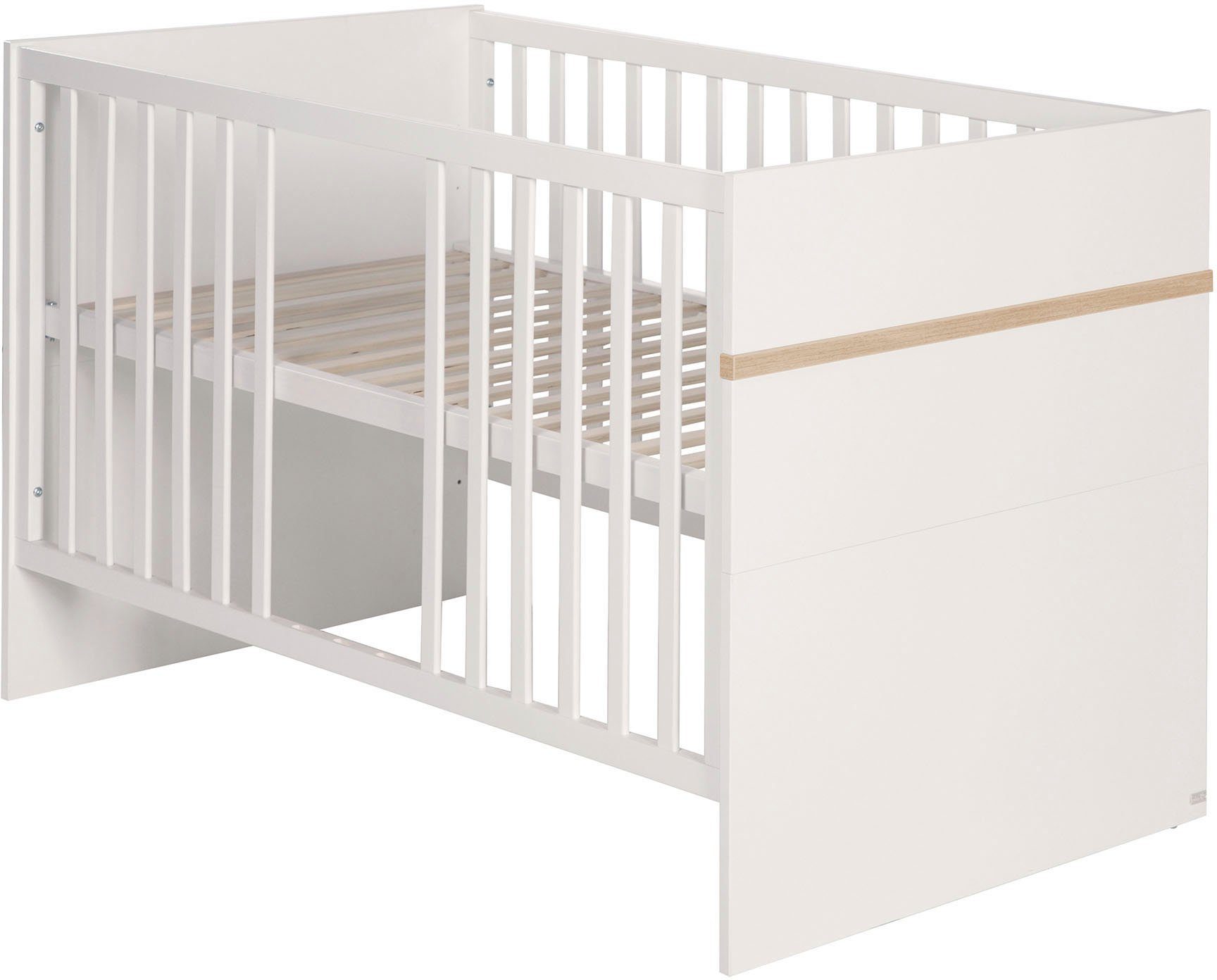 roba® Babyzimmer-Komplettset Pia, (Set, 3-St., Kinderbett, Schrank, Wickelkommode), breit; mit Kinderbett, Schrank und Wickelkommode