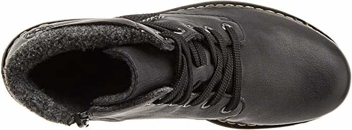 RIEKER Schnür-Stiefeletten schwarz