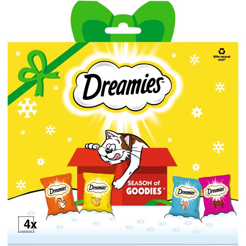 Dreamies Snacks Dreamies X-Mas Geschenkbox 120g