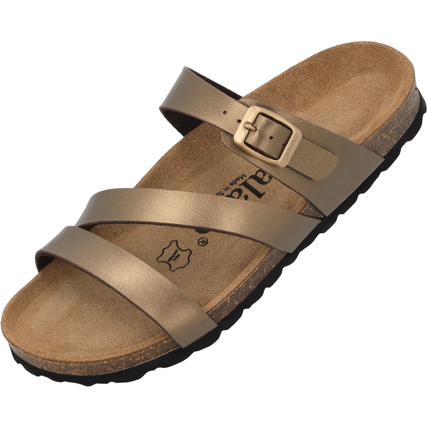 Palado Ikaria Metallic, Pantoletten, Damen, Bronze