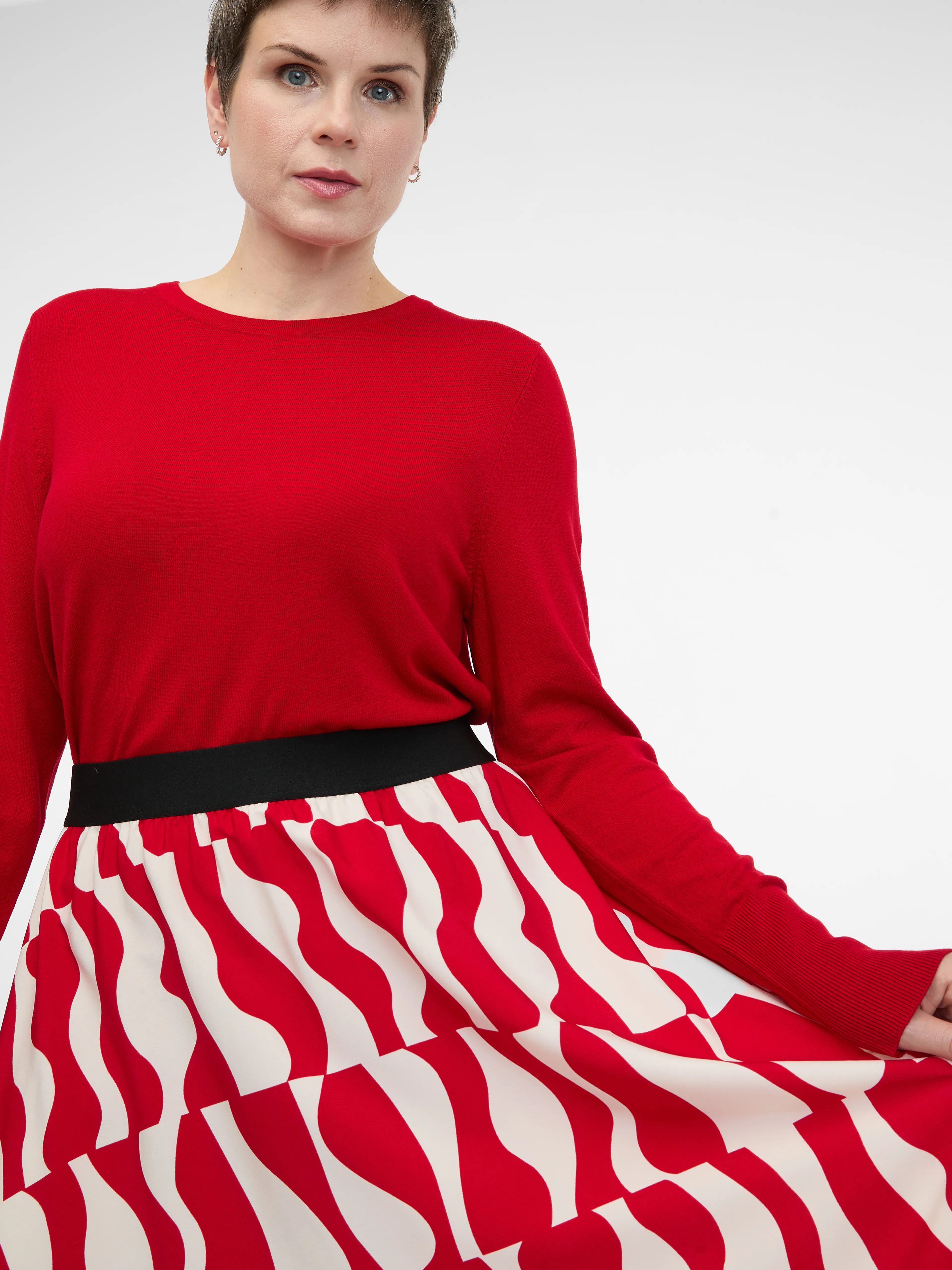 Roter Damenrock ORSAY