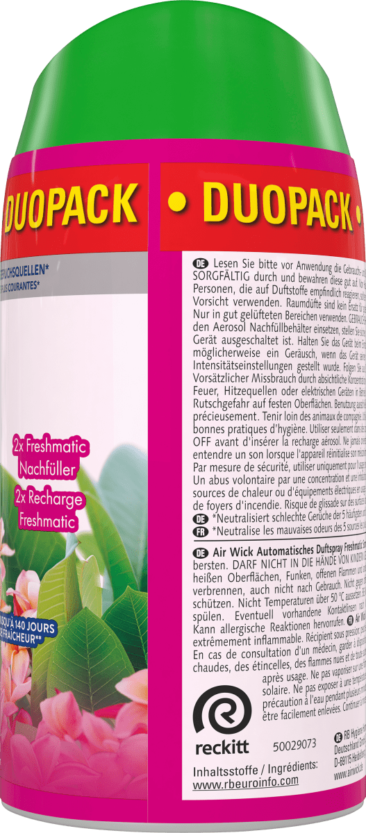 Lufterfrischer Freshmatic Sommervergnügen Nachfüllpack (2x250 ml), 500 ml