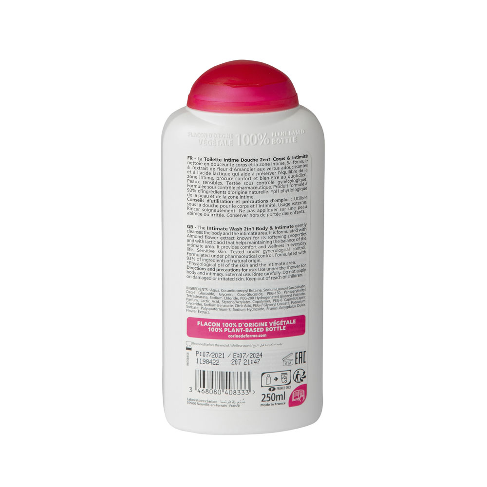 corine de farme Gel douche 2en1 Corps & Intimité Gel intime