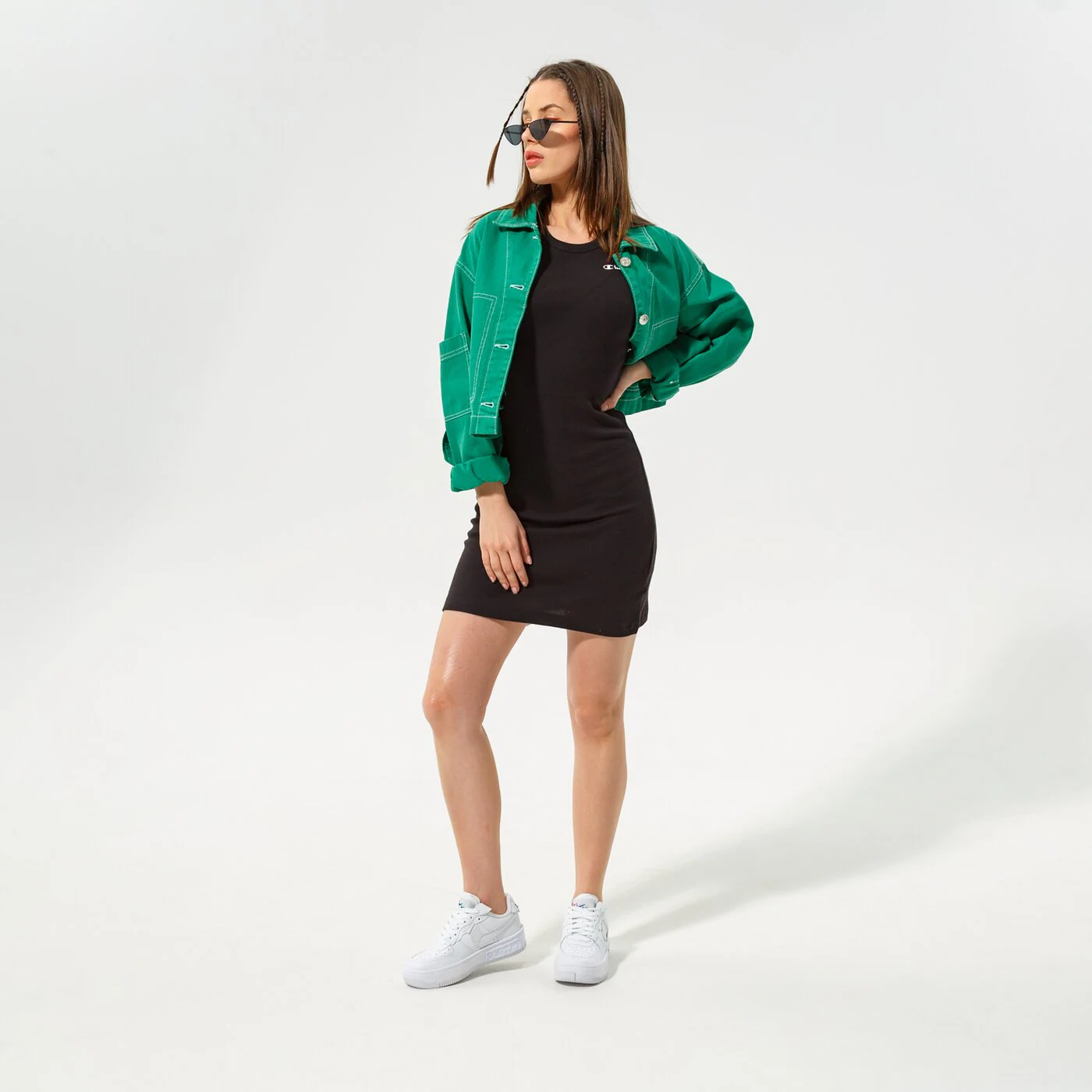 CHAMPION KLEID TRAININGSANZUGS Schwarz
