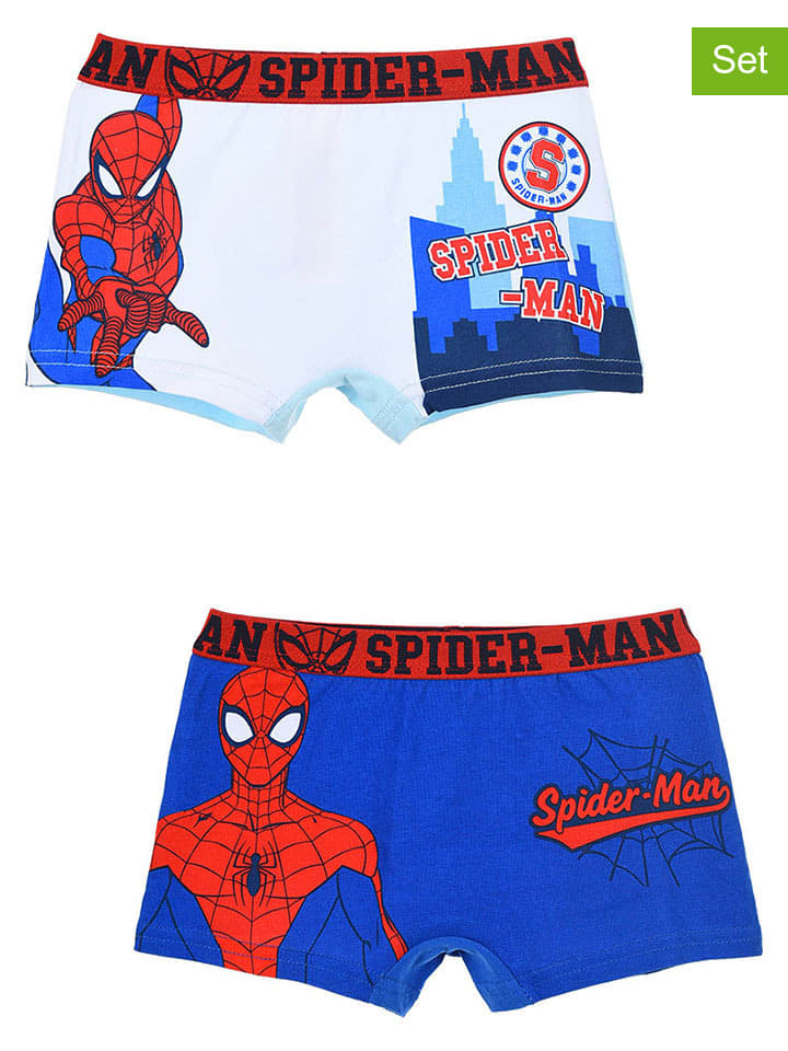 Spiderman 2er-Set: Boxershorts 